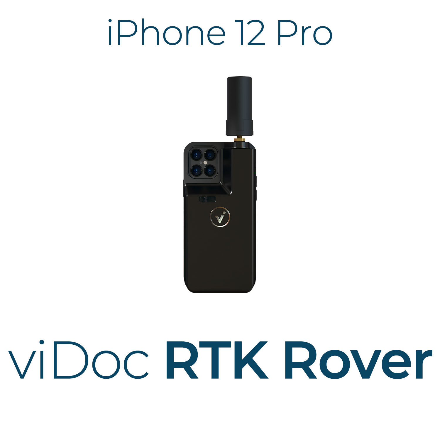 viDoc RTK rover for iPhone 12 Pro 헬셀